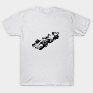 Formula 1 Car Silver Arrow T-Shirt